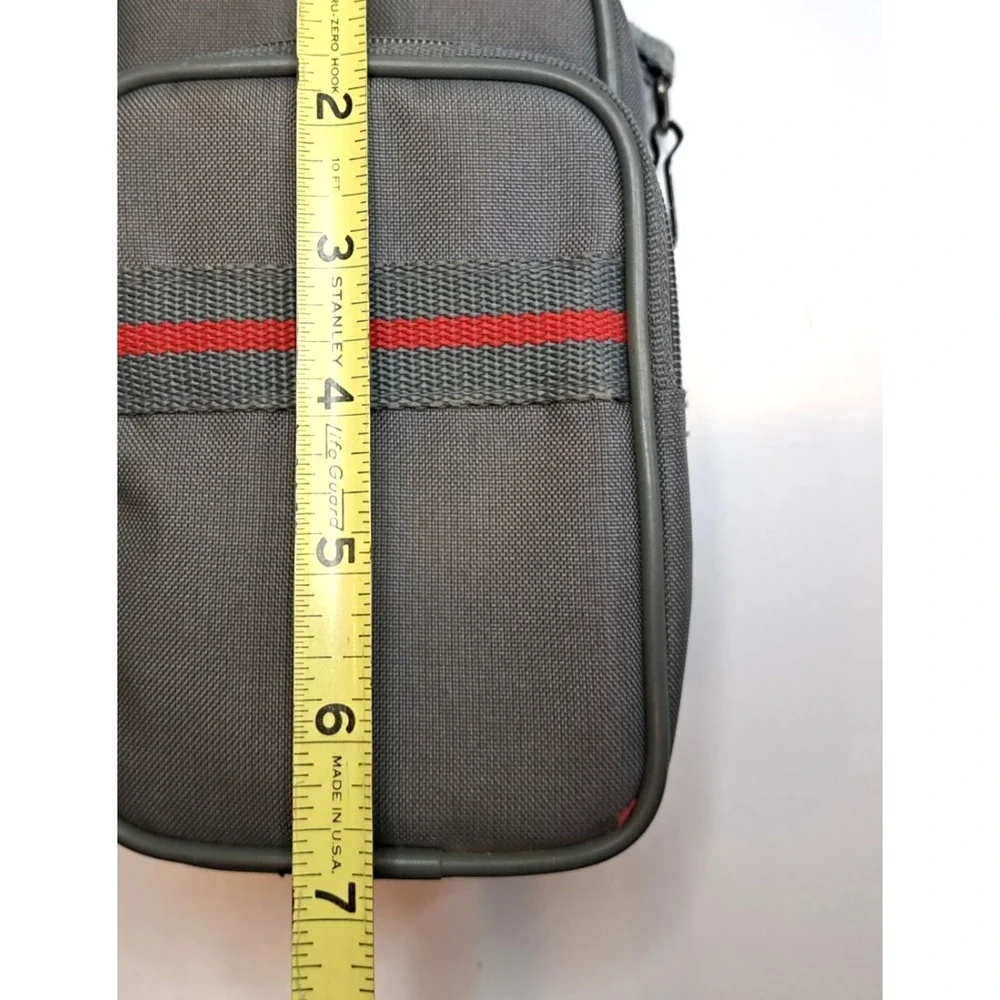 Vintage Coastar Camera Bag Gray Pouch Zip Pockets Retro 7x4x3 in Photography